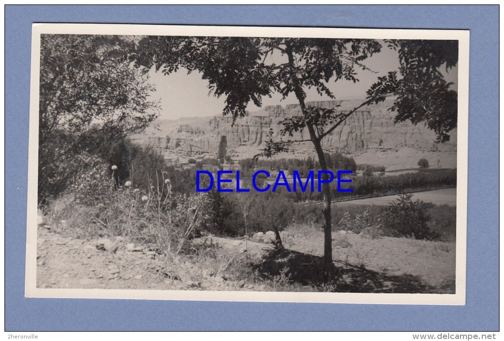 CPA Photo - BAMIYAN - Vue Sur Les Bouddha - RARE - Bouddhisme Buddha - Afghanistan - Afghanistan