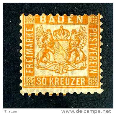 4697e  Baden  Michel #22a Mint* ~( Michel €180.00 )  Offers Welcome! - Nuevos