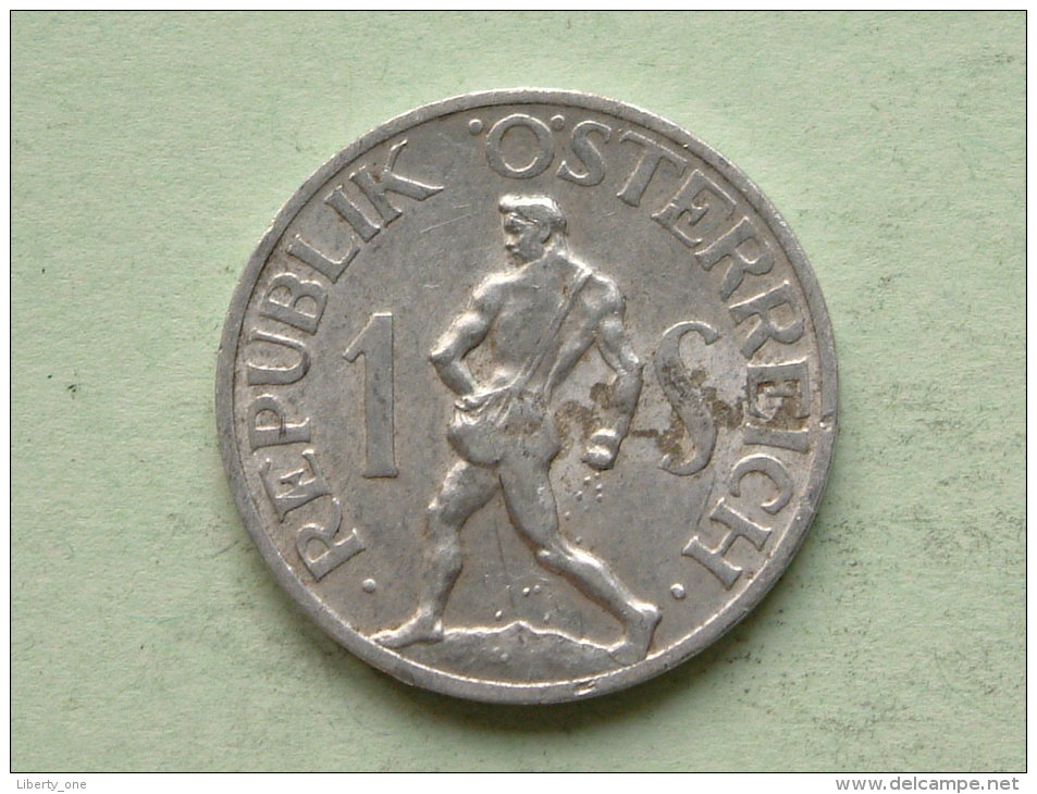 1946 - 1 SCHILLING - KM 2871 ( Uncleaned Coin / For Grade, Please See Photo ) !! - Austria