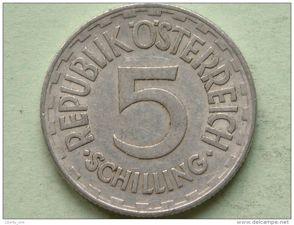 1952 - 5 SCHILLING - KM 2879 ( Uncleaned Coin / For Grade, Please See Photo ) !! - Autriche