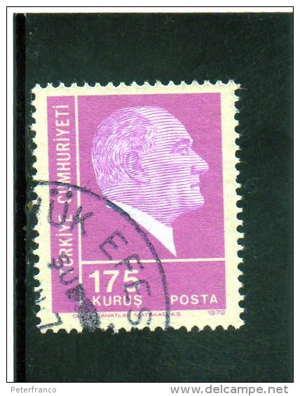 1972 Turchia - Ataturk - Oblitérés