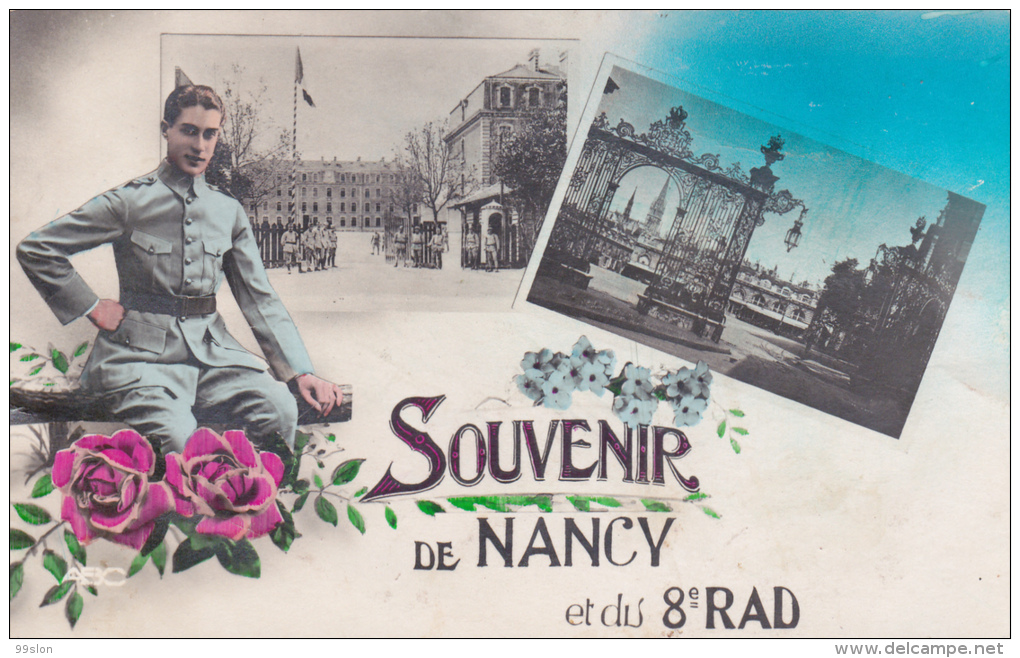 54 - NANCY - Souvenir Du 8e RAD - Nancy