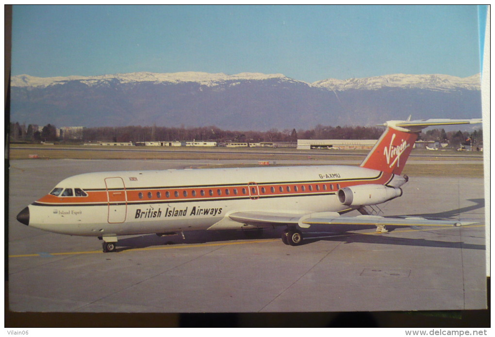 BAC 111            BRITISH ISLAND AIRWAYS / VIRGIN ATLANTIC   G AXMU - 1946-....: Moderne