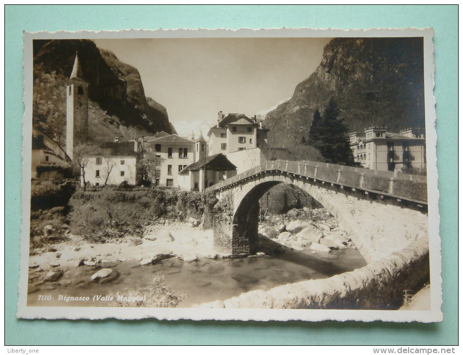 BIGNASCO Valle Maggia / Anno 1931 ( Voir/zie Foto Voor Details ) !! - Maggia