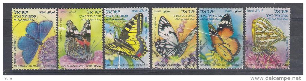 Israel 2013 Butterfliers 6 Different (a3p16) - Schmetterlinge