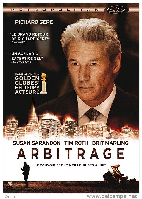 Arbitrage °°°°° Richard Gere  , Susan Sarandon, Tim Roth , - Drama