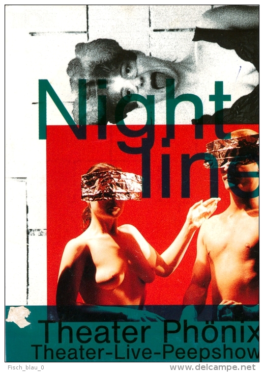 AK Linz Theater Phönix Nightline 1994 Live-Peepshow Show Travestie Maria Schwarz Theatre Teatro Österreich Upper Austria - Linz