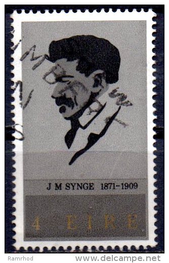 IRELAND 1971 Birth Centenary Of J. M. Synge (playwright) - 4p J. M. Synge   FU - Usati