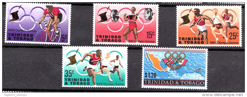 Trinidad & Tobago, 1968, SG 334 - 338, Complete Set, MNH - Trinité & Tobago (1962-...)