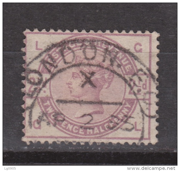 Engeland United Kingdom, Great Britain, Angleterre, Queen Victoria, SG 190, Y&T 79, MICHEL 75  Used Nice Cancel LONDON - Usati