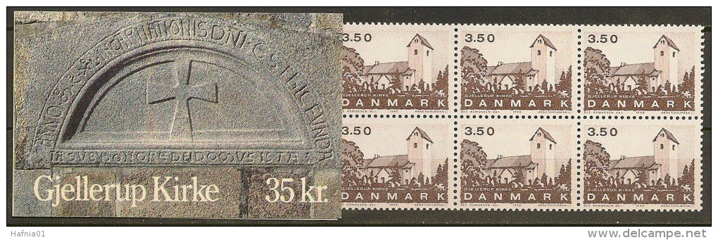 Denmark 1990. Churches. Michel 986 Booklet MNH. - Carnets