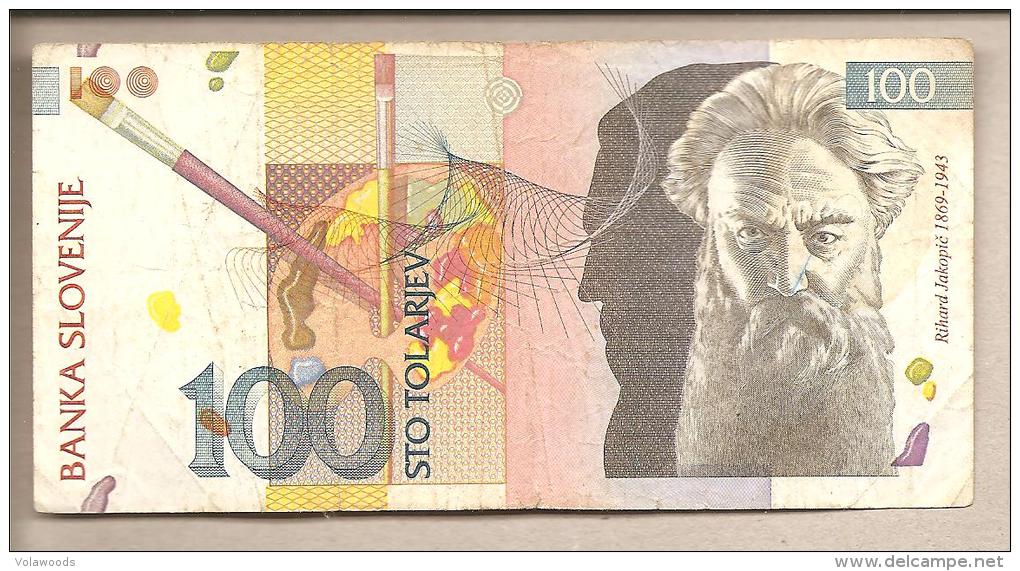 Slovenia - Banconota Circolata Da 100 Talleri P-14a - 1992 #19 - Slovénie