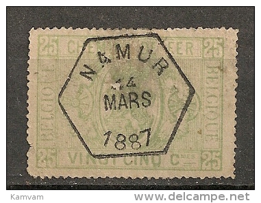 TR 3 Cote 15.00€ NAMUR Cachet Hexagonal ( As Is, Réparé) - Used