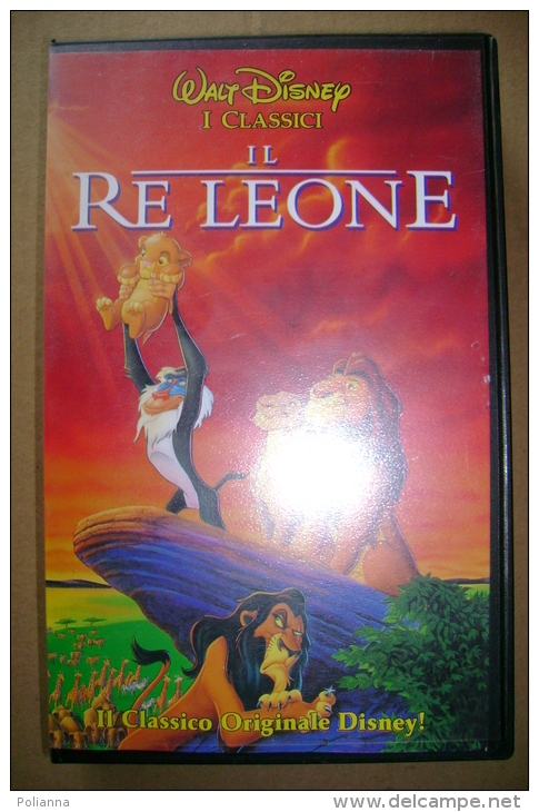 PBY/18  VHS Orig. Walt Disney IL RE LEONE 1995/ Cartoni Animati - Dibujos Animados