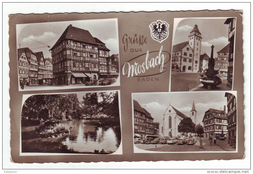 Mosbach Baden    2 SCANS - Mosbach