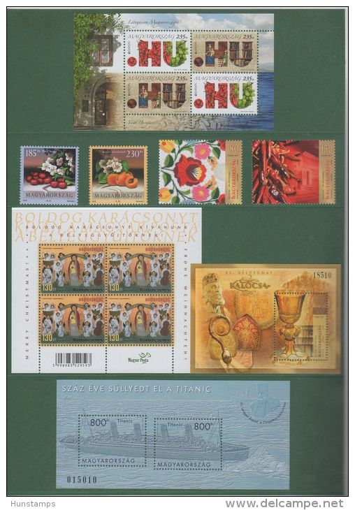 Hungary 2012. Complete Year Collection In Exlusive Packet ! MNH (**) - Années Complètes