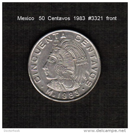 MEXICO    50  CENTAVOS  1983  (KM # 452) - Messico