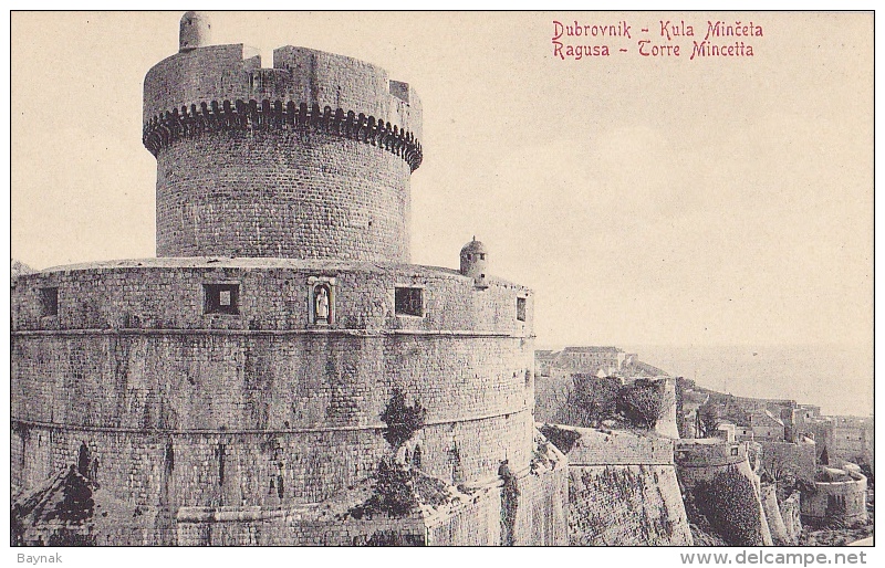 D19  --  DUBROVNIK  --  RAGUSA  --  KULA MINCETA  --  STENGEL  37362 - Croatia