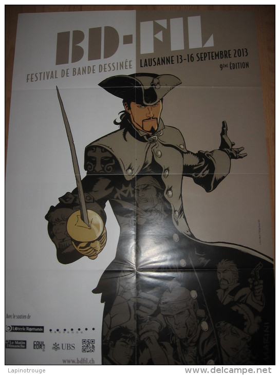Affiche MARINI Enrico  Festival BD Lausanne 2013 (Le Scorpion...) - Afiches & Offsets