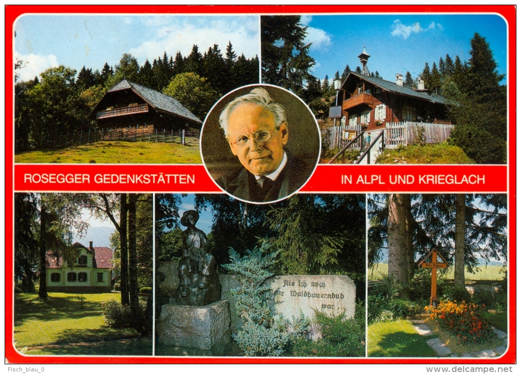 AK Steiermark 8671 Alpl Krieglach Peter Rosegger Gedenkstätten Museum Waldheimat Österreich Austria Gedenkstätte - Krieglach