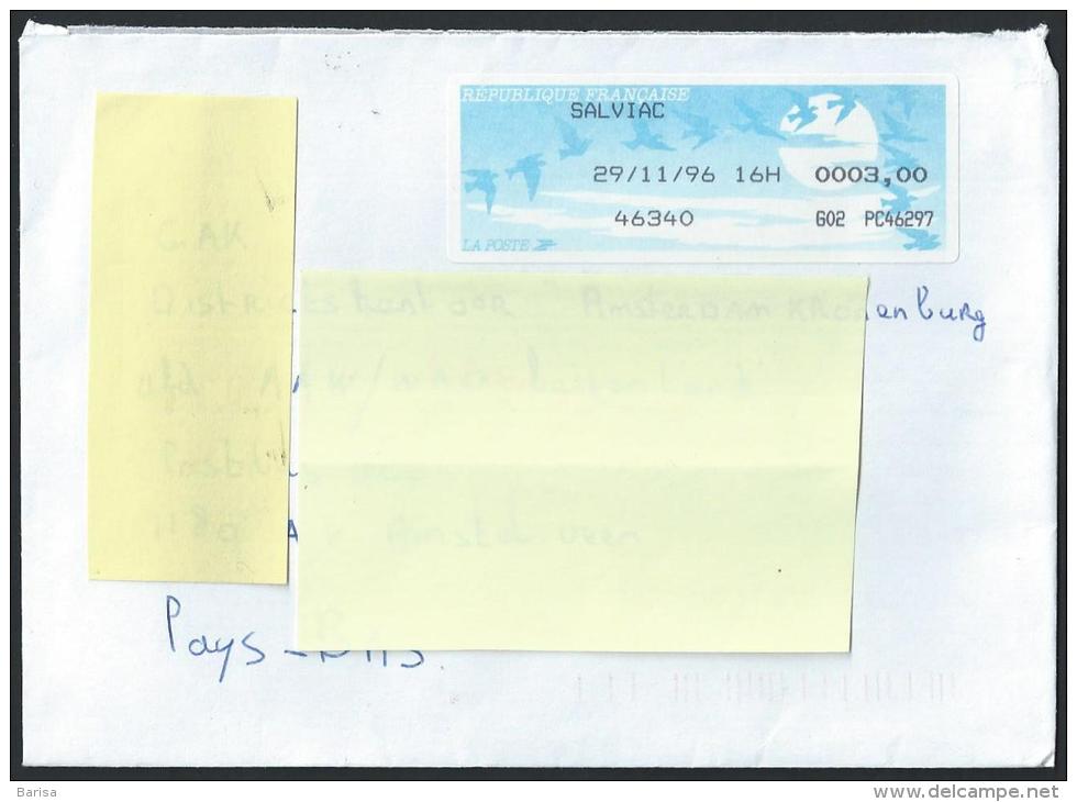 France: Cover With A Meter Stamp - Salviac, 29-11-1996 - Storia Postale