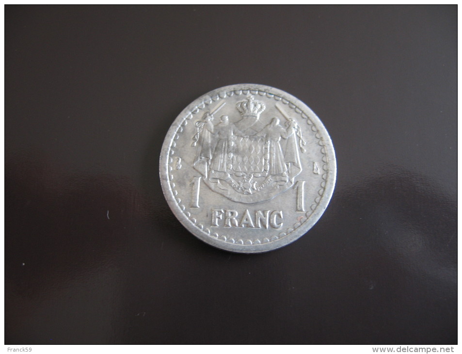 1 Franc Louis II Prince De Monaco (sans Date !) - 1922-1949 Louis II.