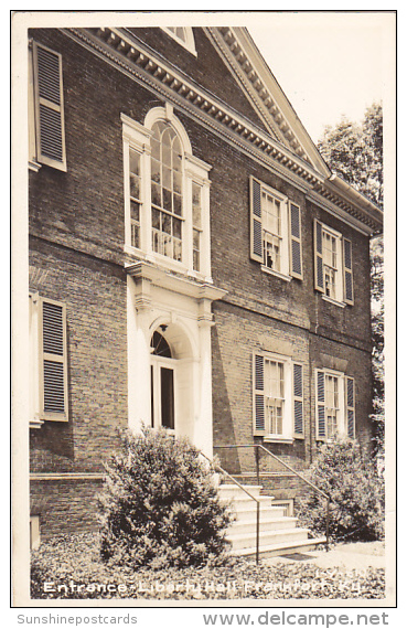 Entrance Liberty Hall Frankfort Kentucky Real Photo - Frankfort