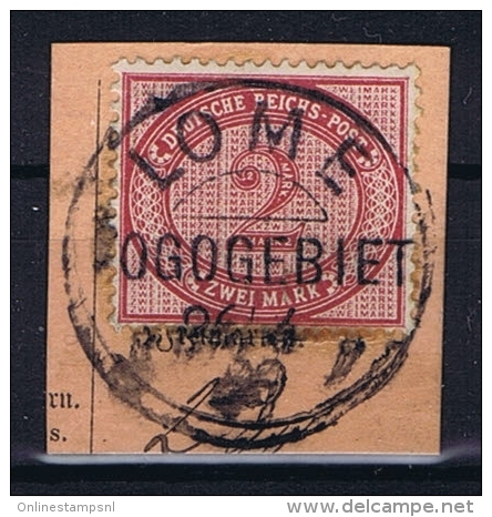 German Colonies: TOGO  Mi  V37 E, LOME - Togo