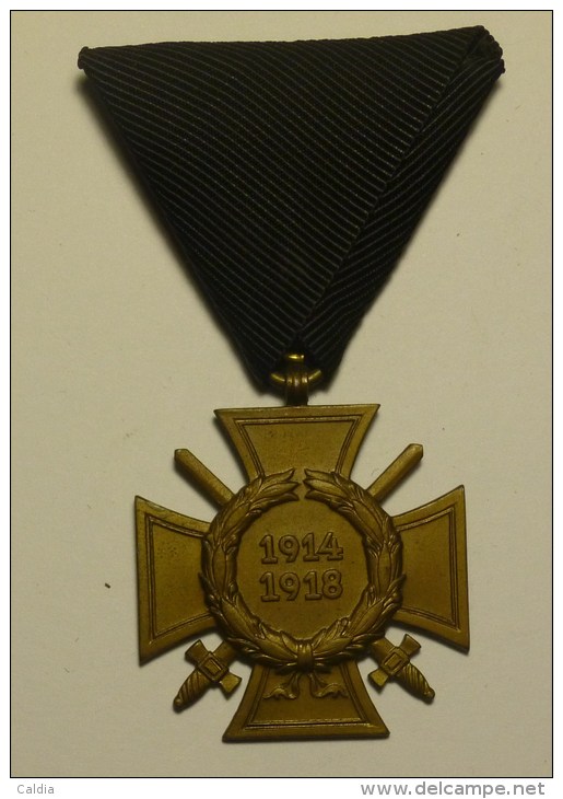 Allemagne Germany / Prussia 1914 1918 "Cross Of Honour Of The World War For Combatants" N°311 UNC - Germany