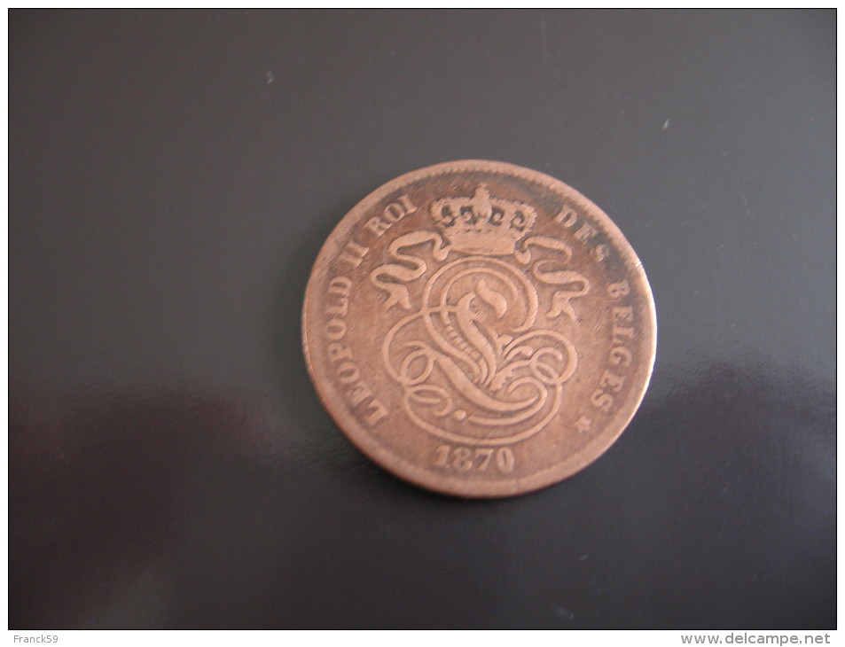 2 Centimes 1870 - Belgique - 2 Cents