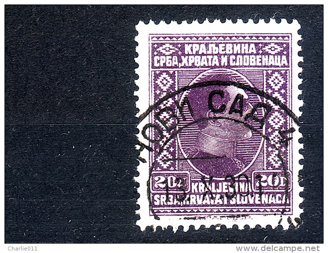 KING ALEXANDER-20 DIN-POSTMARK-NOVI SAD-VOJVODINA-SERBIA-SHS-YUGOSLAVIA-1926 - Used Stamps