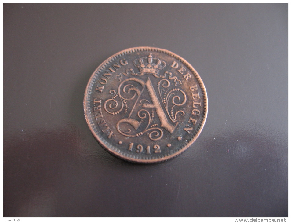 2 Centimes 1912 - Belgique - 2 Centimes