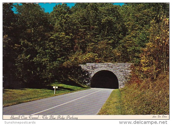 Sherrill Cove Tunnel The Blue Ridge Parkway Charlotte North Carolina - Charlotte