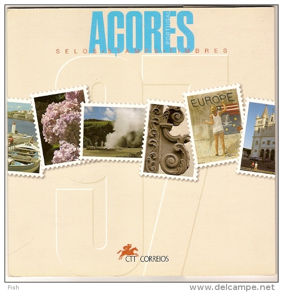 Portugal ** & Carteira Anual Dos Açores, Tudo Em Selos 1997 (868) - Booklets