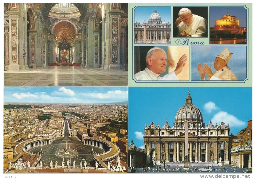 VATICAN - Lot De 7 CPM Non écrites - Vaticano