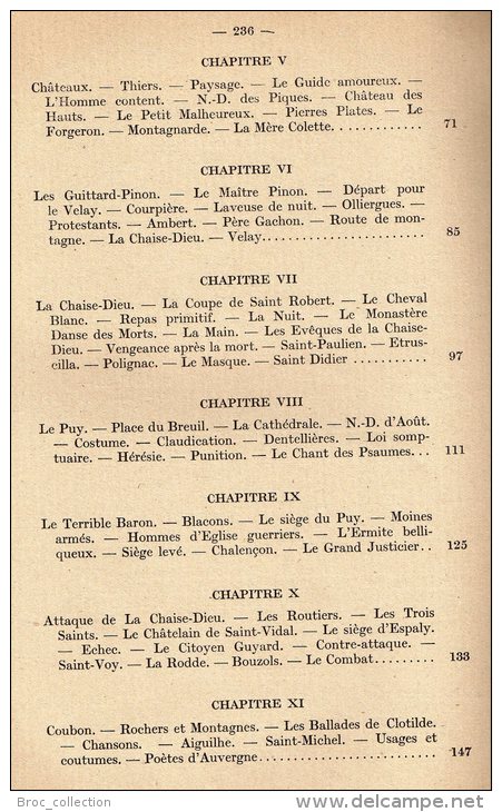 Voyage Fait En 1841 En Auvergne, Dans Le Velay Et En Bourbonnais, Par Miss Louisa Stuart-Costello, 1945 - Auvergne