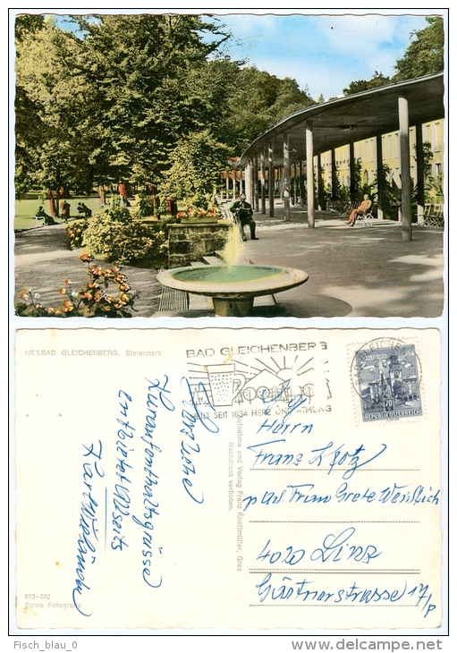 AK Steiermark 8344 Bad Gleichenberg Heilbad Blumen Park Österreich Kurort Flower AUSTRIA Ansichtskarte Picture Postcard - Bad Gleichenberg