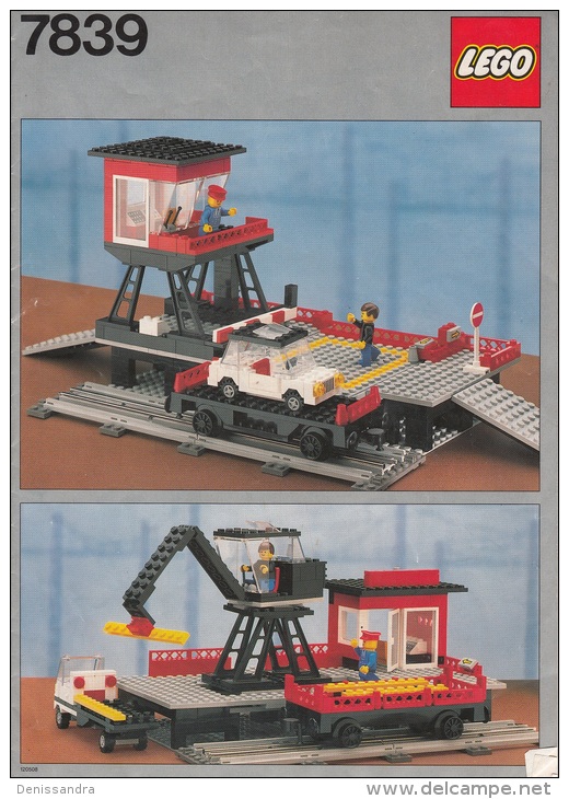 Lego 7839 Trains Terminal Autotransport Avec Plan 100 % Complet Voir Scan - Lego System