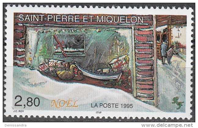 Saint-Pierre & Miquelon 1995 Yvert 623 Neuf ** Cote (2012) 1.70 Euro Vitrine De Noël à Saint-Pierre - Neufs