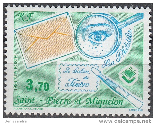 Saint-Pierre & Miquelon 1994 Yvert 606 Neuf ** Cote (2015) 2.00 Euro Salon Du Timbre à Paris - Neufs