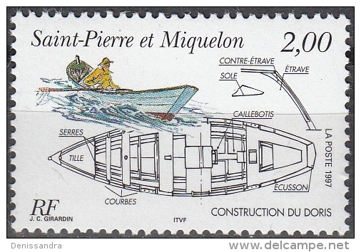 Saint-Pierre & Miquelon 1997 Yvert 645 Neuf ** Cote (2015) 1.40 Euro Le Doris - Neufs
