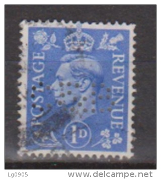 Engeland United Kingdom, Great Britain, Angleterre, Bretagne, King George VI, SG 504, Y&T Used PERFIN C&B - Gebruikt