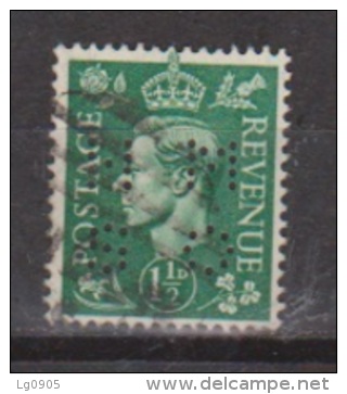 Engeland United Kingdom, Great Britain, Angleterre, Bretagne, King George VI, SG 505, Y&T Used PERFIN HMSO - Used Stamps