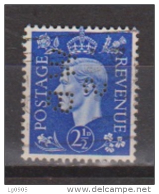 Engeland United Kingdom, Great Britain, Angleterre, Bretagne, King George VI, SG 466, Y&T Used PERFIN WBS - Gebruikt