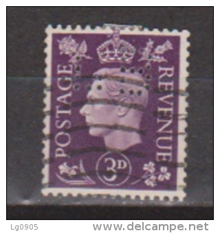 Engeland United Kingdom, Great Britain, Angleterre, Bretagne, King George VI, SG 467, Y&T Used PERFIN LB - Gebruikt