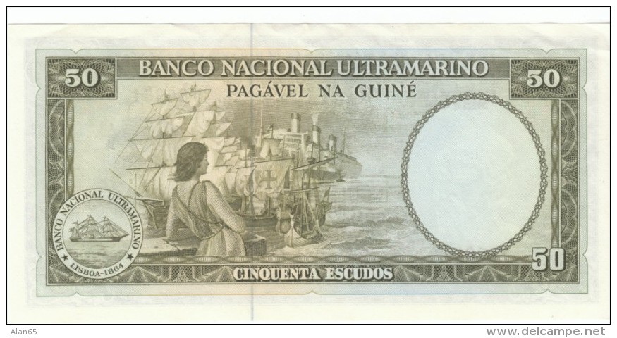 Portugese Guine #44 50 Escudos, 1971 Banknote Money Currency - Autres - Afrique