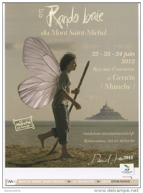 CPM Non Postable "5e Rando Baie Du Mont Saint Michel - Roz-sur-Couesnon Et Genêts - Manche - Normandie - Altri & Non Classificati