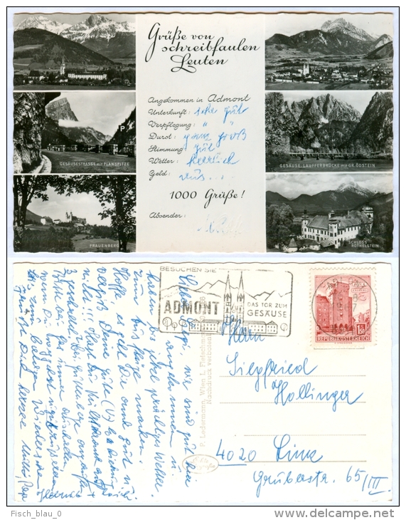 AK Steiermark 8911 Admont 1000 Grüße Von Schreibfaulen Leuten Gesäuse Frauenberg Österreich Austria Autriche Postcard - Admont