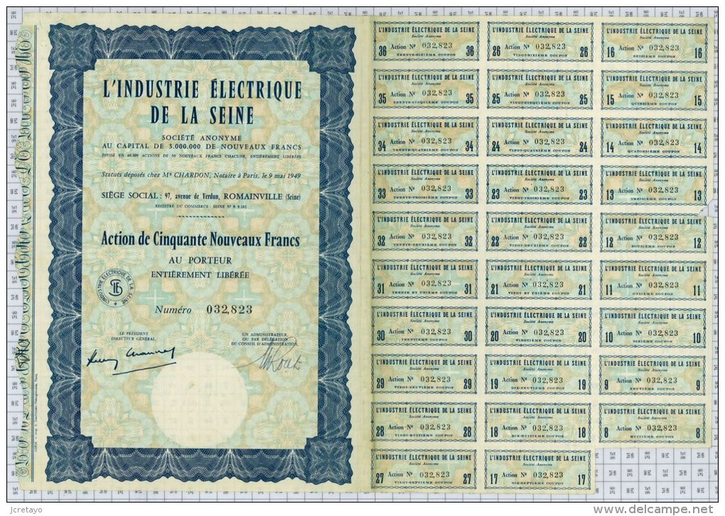 L'industrie électrique De La Seine - Electricidad & Gas