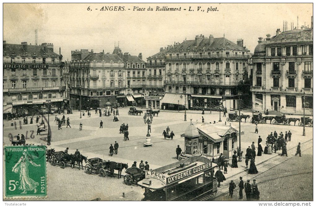 CPA 49 ANGERS PLACE DU RALLIEMENT - Angers